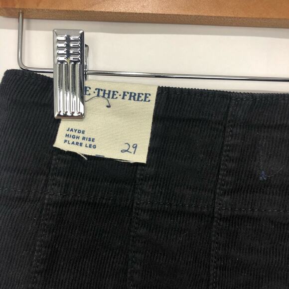 We The Free Womens Jayde High Rise Flare Jeans Black Size 29 - Picture 6 of 8